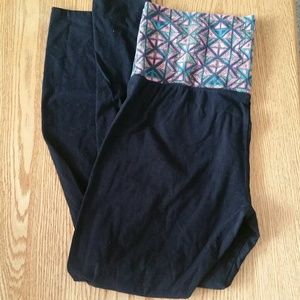 Free Mossimo Fold over top leggings